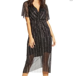 Women's faux-wrap dress
